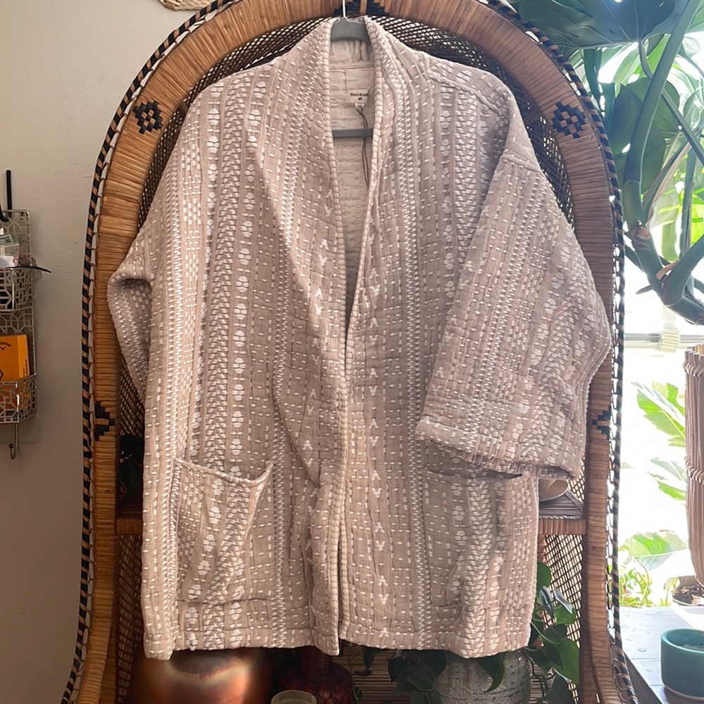 Cost Plus World Market reversible kantha quilted jacket